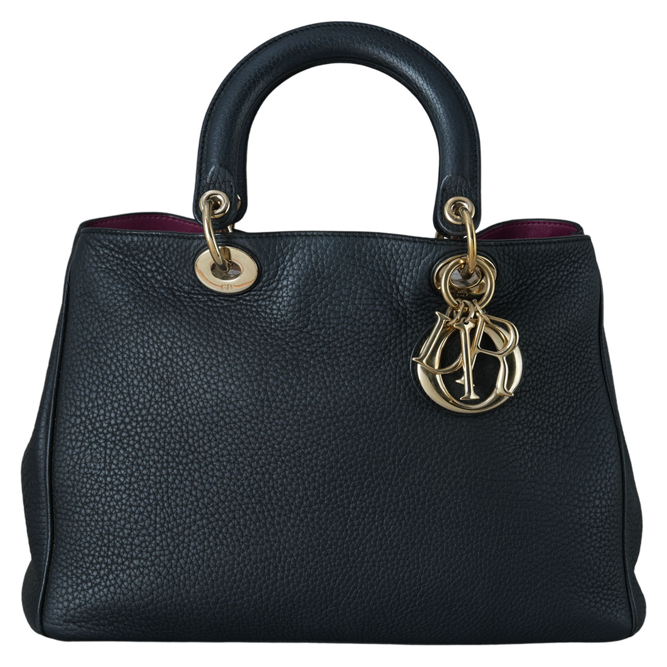 CHRISTIAN DIOR(USED)크리스찬디올 레더 토트 겸 숄더백